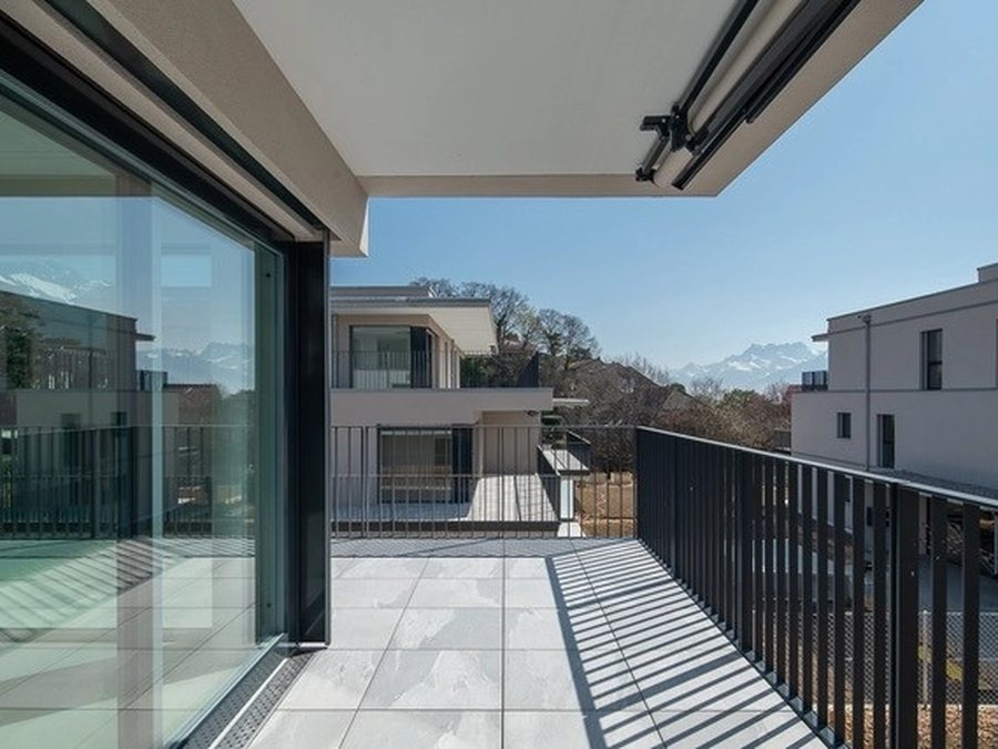 Balcons et façades de la résidence Les Sépales à La Tour-de-Peilz.